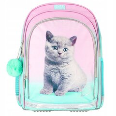 Mokyklinė kuprinė Starpak Kitten Ombre 50649 цена и информация | Школьные рюкзаки, спортивные сумки | pigu.lt