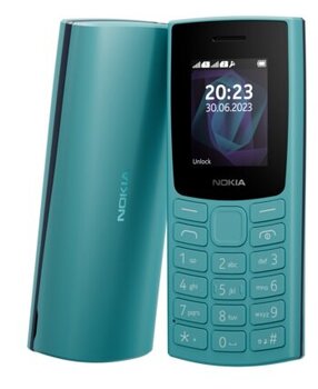 Nokia 105 4G Dual SIM Blue (2023) kaina ir informacija | Mobilieji telefonai | pigu.lt