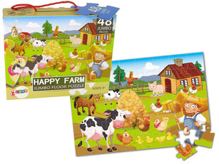 Dėlionė Ūkio gyvūnai Lean Toys, 48 vnt. kaina ir informacija | Dėlionės (puzzle) | pigu.lt