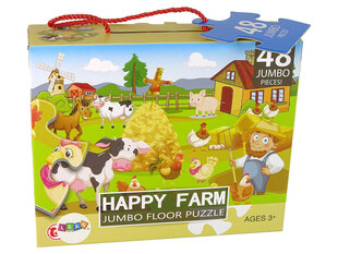Dėlionė Ūkio gyvūnai Lean Toys, 48 vnt. kaina ir informacija | Dėlionės (puzzle) | pigu.lt