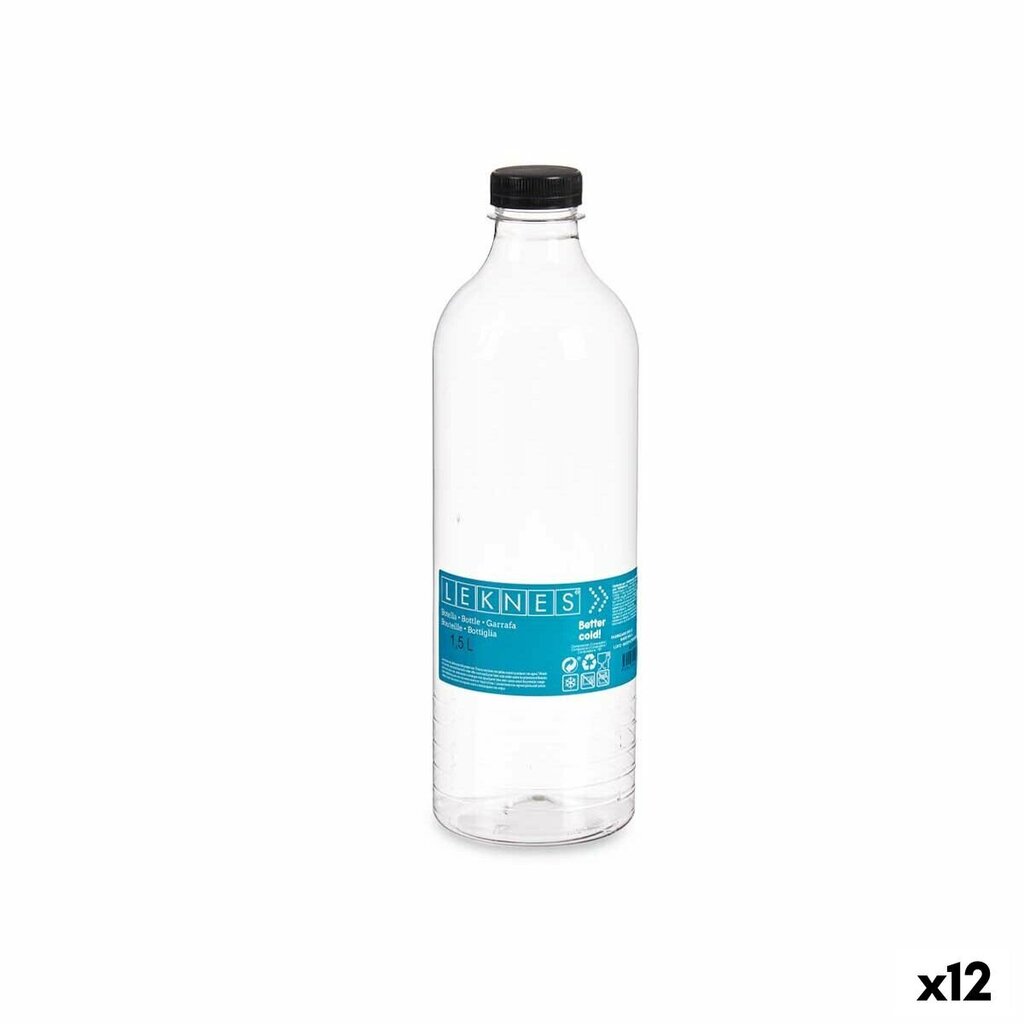 Leknes butelis, 1500 ml, 12 vnt. цена и информация | Virtuvės įrankiai | pigu.lt