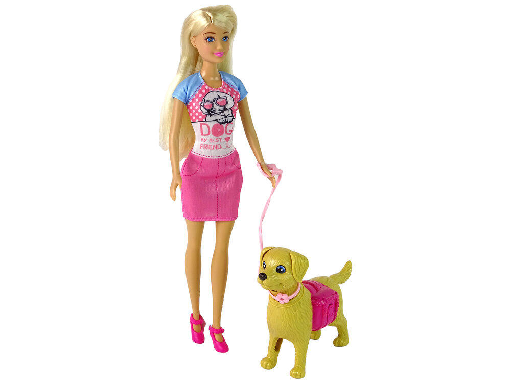 Lėlės rinkinys su šunimi ir maistu kaina ir informacija | Žaislai mergaitėms | pigu.lt