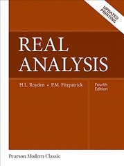 Real Analysis (Classic Version) 4th edition kaina ir informacija | Ekonomikos knygos | pigu.lt