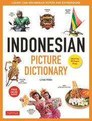 Indonesian Picture Dictionary: Learn 1,500 Indonesian Words and Expressions (Ideal for IB Exam Prep; Includes Online Audio), Ideal for IB Exam Prep; Includes Online Audio kaina ir informacija | Užsienio kalbos mokomoji medžiaga | pigu.lt