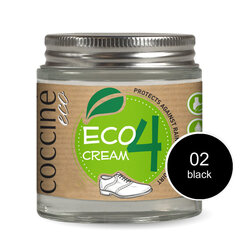 Экологичный черный крем-пропитка для кожаной обуви (веган) - Coccine Eco Cream 4 (black), 100 ml цена и информация | Средства для ухода за одеждой и обувью | pigu.lt