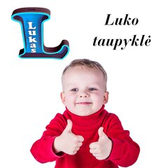 Taupyklė Raidė Lukas, 20 cm цена и информация | Оригинальные копилки | pigu.lt