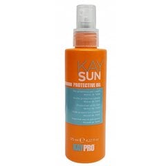 Plaukų aliejus nuo saulės Kaypro Kay Sun Protective Hair Oil, 125 ml kaina ir informacija | Priemonės plaukų stiprinimui | pigu.lt