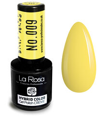 Hibridinis nagų lakas La Rosa 009 Lemon, 9 ml kaina ir informacija | Nagų lakai, stiprintojai | pigu.lt