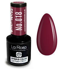 Hibridinis nagų lakas La Rosa 018 Red Wine, 9 ml kaina ir informacija | Nagų lakai, stiprintojai | pigu.lt