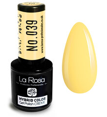 Гель-лак La Rosa Hybrid CREME Banana Yellow цена и информация | Лаки, укрепители для ногтей | pigu.lt