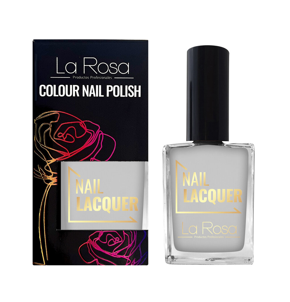 Nagų lakas La Rosa White, 15 ml kaina ir informacija | Nagų lakai, stiprintojai | pigu.lt