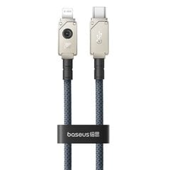 Кабель для быстрой зарядки Baseus USB-C/Lightning, 20 Вт, 1 м (темно-синий) цена и информация | Кабели для телефонов | pigu.lt
