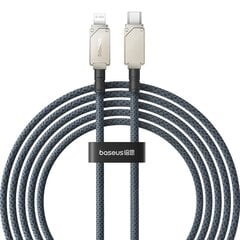 Кабель для быстрой зарядки Baseus USB-C/Lightning, 20 Вт, 2 м (темно-синий) цена и информация | Кабели для телефонов | pigu.lt