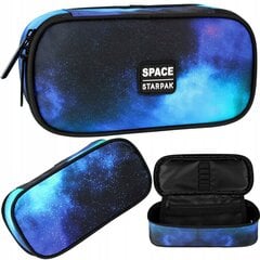 Mokyklinis penalas Starpak Cosmos Galaxy 508648, 6x22x9,5 cm цена и информация | Пеналы | pigu.lt