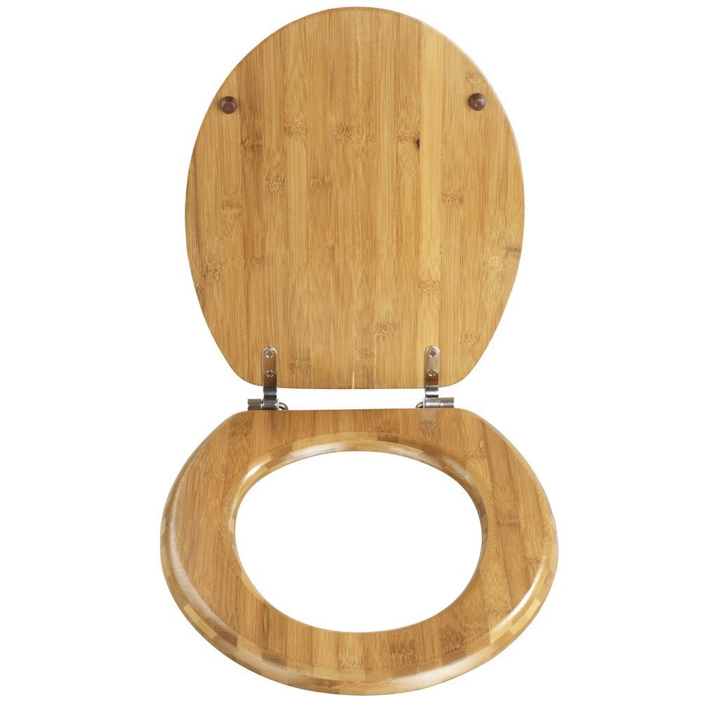 Tualeto sėdynė Wenko Bamboo, 37,5x45,5cm kaina ir informacija | Vonios kambario aksesuarai | pigu.lt