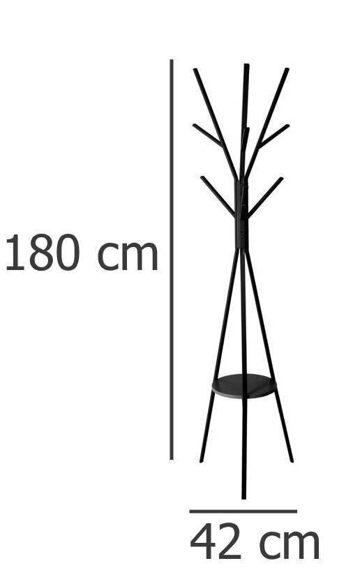 Drabužių kabykla, 180 cm kaina ir informacija | Pakabos, maišai drabužiams | pigu.lt