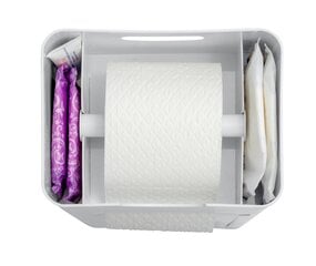 Подставка для туалетной бумаги и щетки 6в1 Wenko цена и информация | Аксессуары для ванной комнаты | pigu.lt