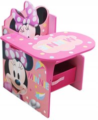 Stalas su kėde Artidex Minnnie Mouse, rožinis kaina ir informacija | Vaikiškos kėdutės ir staliukai | pigu.lt