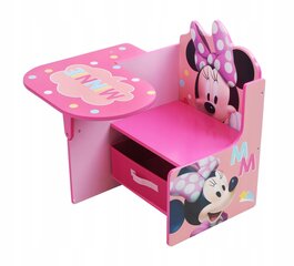 Stalas su kėde Artidex Minnnie Mouse, rožinis kaina ir informacija | Vaikiškos kėdutės ir staliukai | pigu.lt