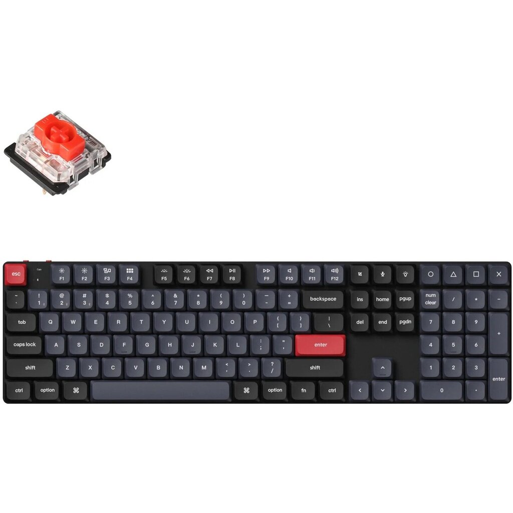 Keychron K5 Pro Gateron Red Switch kaina ir informacija | Klaviatūros | pigu.lt