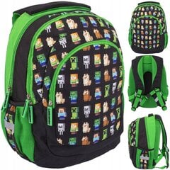 Mokyklinė kuprinė Astra Minecraft 502021200, 24 l цена и информация | Школьные рюкзаки, спортивные сумки | pigu.lt