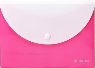 Двойная папка с клипсой Panta Plast A5, розовая цена и информация | Kanceliarinės prekės | pigu.lt
