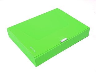 Папка-коробка, А4, 55мм, зеленый цвет цена и информация | Kanceliarinės prekės | pigu.lt