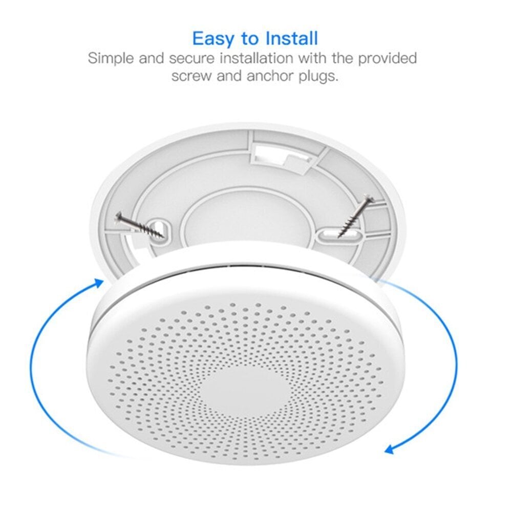 Išmanusis dūmų ir CO2 jutiklis Tuya Feelspot FS-CSS01W цена и информация | Dūmų, dujų detektoriai | pigu.lt