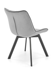 Комплект из 2-х стульев K520, серый/черный цвет цена и информация | Стулья для кухни и столовой | pigu.lt