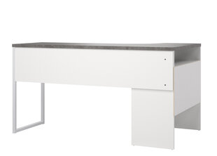 Rašomasis stalas Tvilum Function Plus, baltas/pilkas kaina ir informacija | Kompiuteriniai, rašomieji stalai | pigu.lt