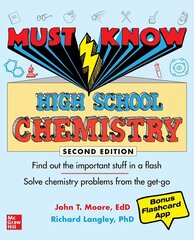 Must Know High School Chemistry, Second Edition 2nd edition цена и информация | Книги для подростков и молодежи | pigu.lt