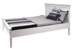 Кровать Long Island, 160x200 см, белая цена и информация | Кровати | pigu.lt