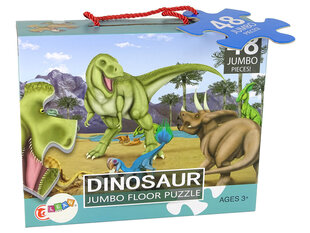 Dėlionė dinozaurai Lean Toys, 48 d. kaina ir informacija | Dėlionės (puzzle) | pigu.lt