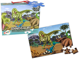 Dėlionė dinozaurai Lean Toys, 48 d. kaina ir informacija | Dėlionės (puzzle) | pigu.lt