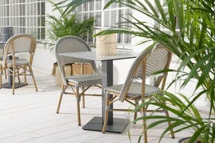 Уличное кресло Teo, серый/песочный цвет цена и информация | Садовые стулья, кресла, пуфы | pigu.lt