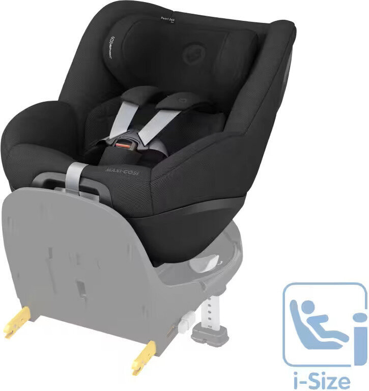 Maxi-Cosi automobilinė kėdutė Pearl 360 Pro, 0-18 kg, Authentic Black kaina ir informacija | Autokėdutės | pigu.lt