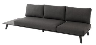 Lauko sofa Bart, pilka/juoda kaina ir informacija | Lauko kėdės, foteliai, pufai | pigu.lt