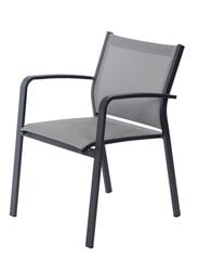 Lauko kėdė Faro, pilka kaina ir informacija | Lauko kėdės, foteliai, pufai | pigu.lt