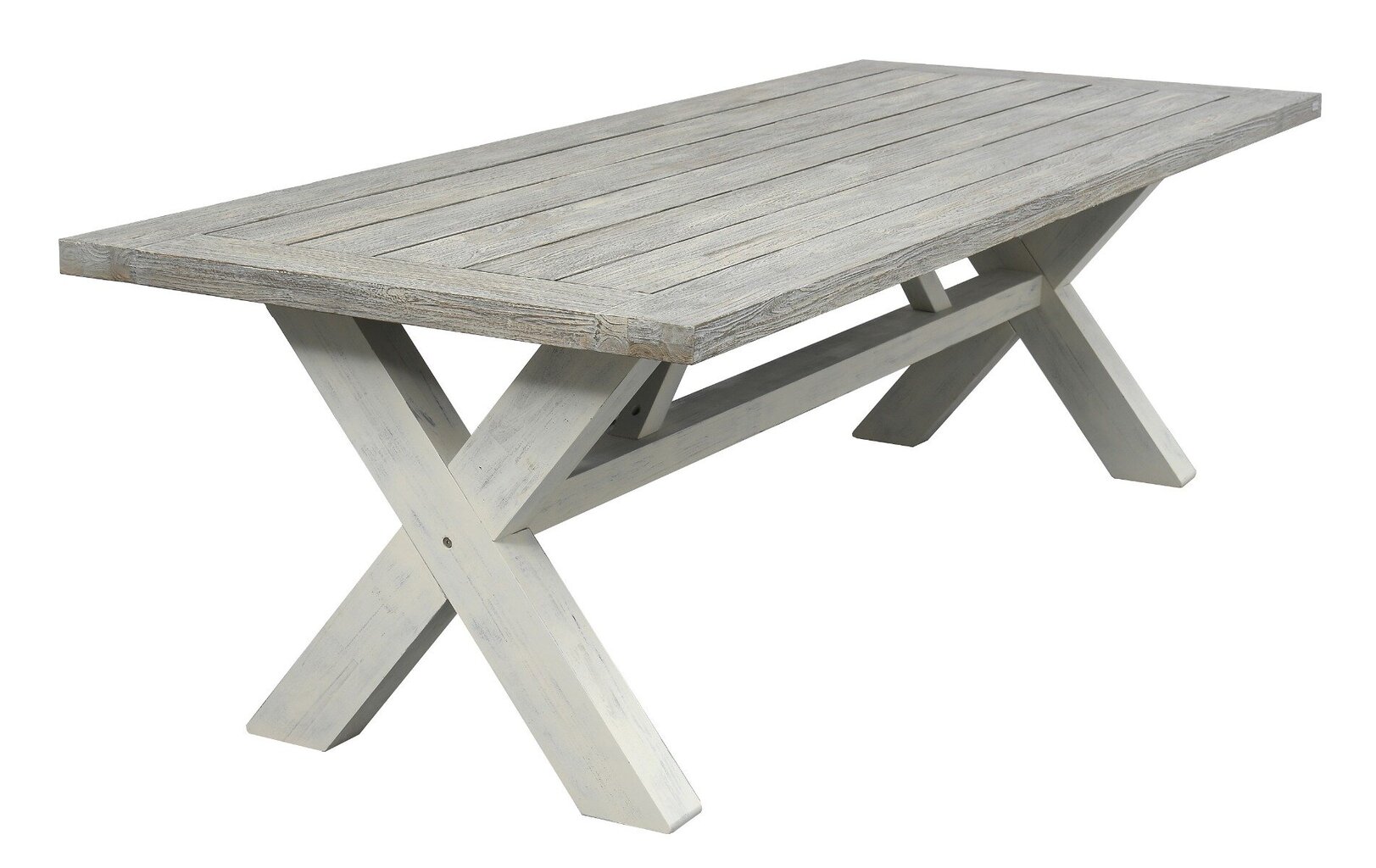 Lauko stalas Marina XL 250x100x77 cm, pilkas kaina ir informacija | Lauko stalai, staliukai | pigu.lt