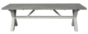 Уличный стол Marina XL 250x100x77 см, серый цена и информация | Садовые столы, столики | pigu.lt