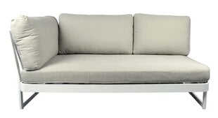 Уличный диван, бежевый/белый цвет цена и информация |  Садовые стулья, кресла, пуфы | pigu.lt