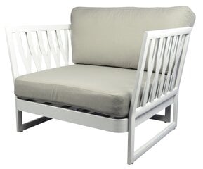 Кресло Sue, белый/бежевый цвет цена и информация | Садовые стулья, кресла, пуфы | pigu.lt