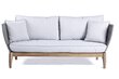 Sofa Parado, ruda/pilka kaina ir informacija | Sofos | pigu.lt