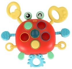 Сенсорная игрушка Baby Teether Crab цена и информация | Игрушки для малышей | pigu.lt