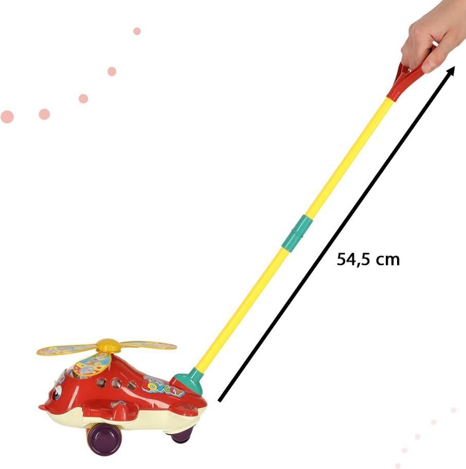 Stumiamas žaislas - sraigtasparnis Pushing Series kaina ir informacija | Žaislai berniukams | pigu.lt