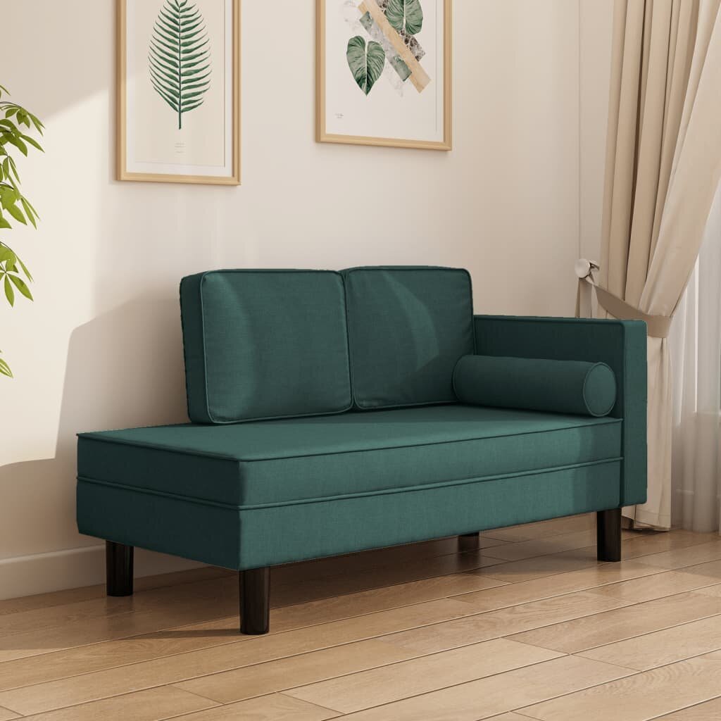 Sofa vidaXL, žalia kaina ir informacija | Sofos | pigu.lt