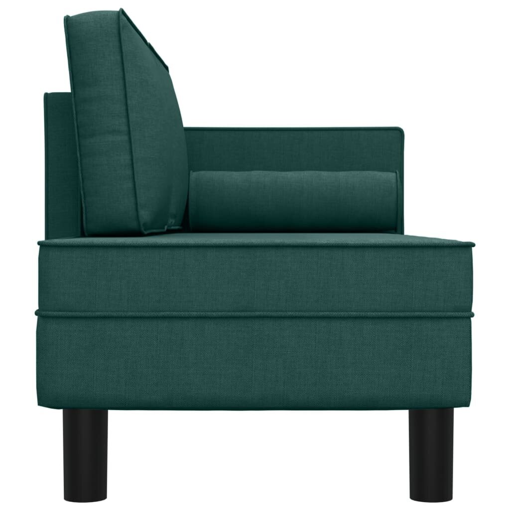 Sofa vidaXL, žalia kaina ir informacija | Sofos | pigu.lt