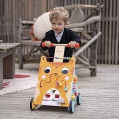 Деревянные ходунки с тормозами Janod цена и информация | Игрушки для малышей | pigu.lt