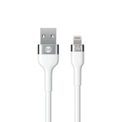 Forever Flexible cable USB - Lightning 1,0 m 2.4A white цена и информация | Кабели для телефонов | pigu.lt