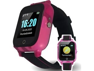 GoGPS Smartwatch K27 Pink цена и информация | Смарт-часы (smartwatch) | pigu.lt